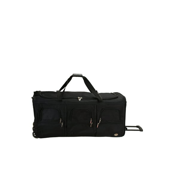 Travel Duffel Lightweight Weekender Bag Carry-on Tote Luggage in Trolley 